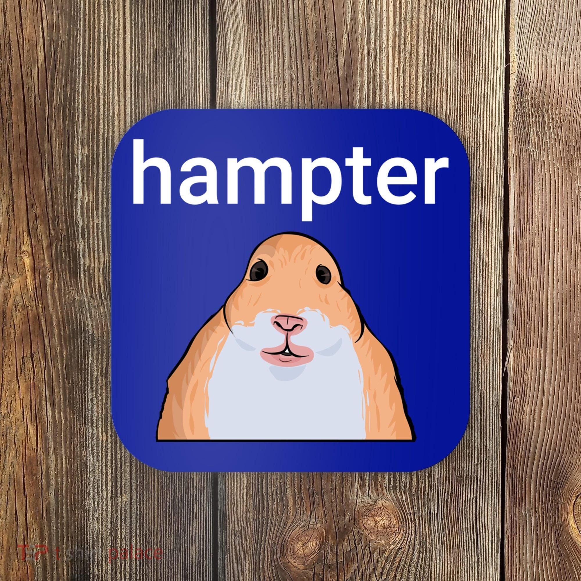 Hampter Funny Hamster Dank Meme Cute Gift Coaster