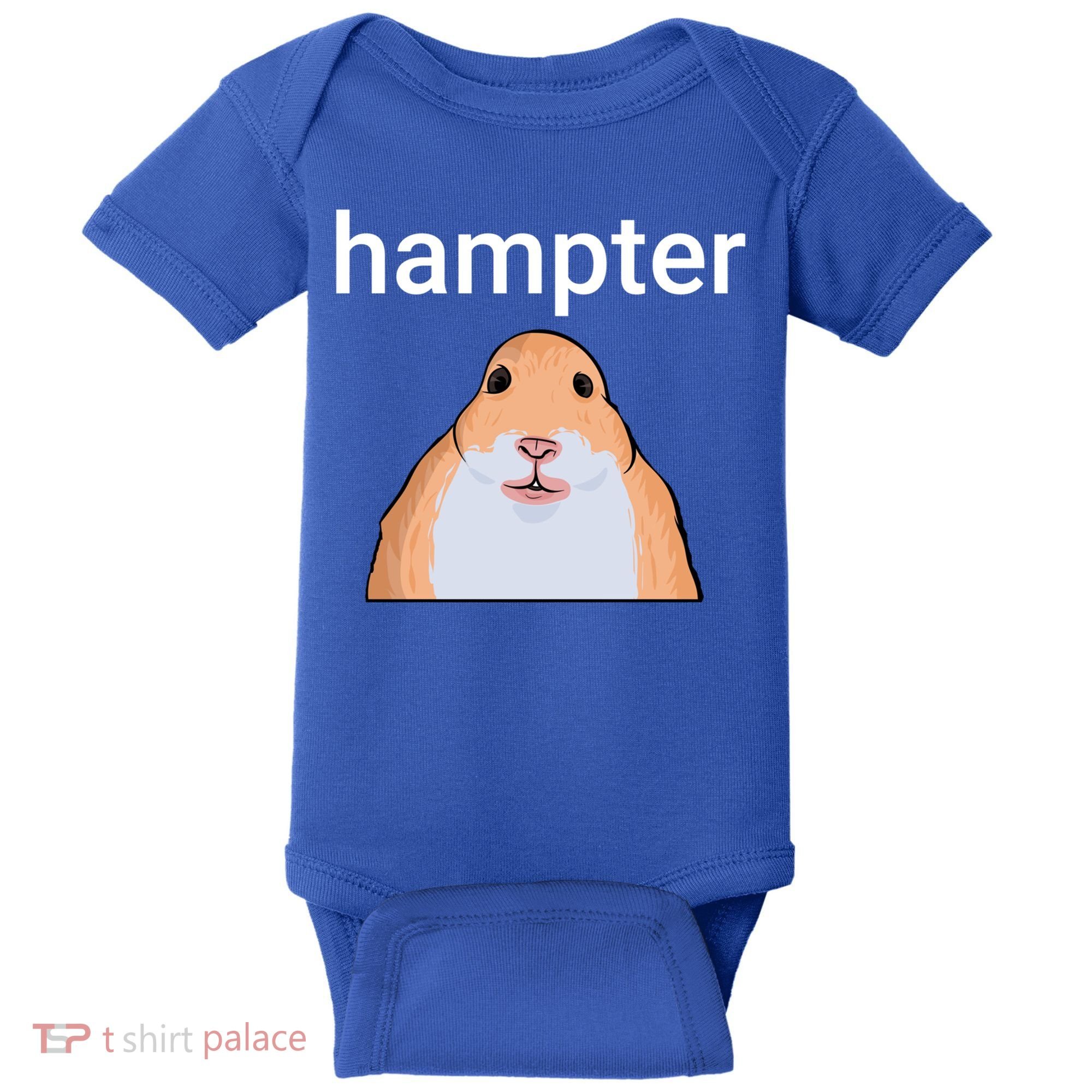 Hampter Funny Hamster Dank Meme Cute Gift Baby Bodysuit