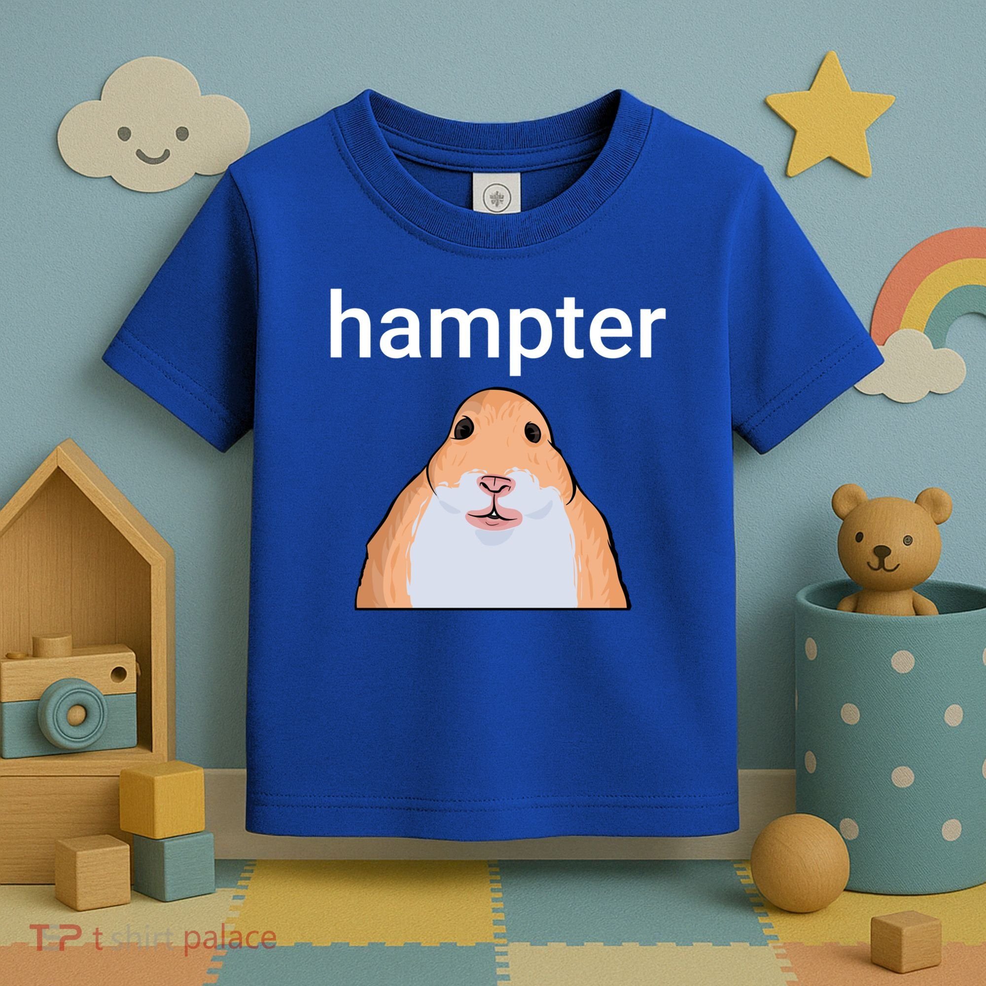 Hampter Funny Hamster Dank Meme Cute Gift Toddler T-Shirt