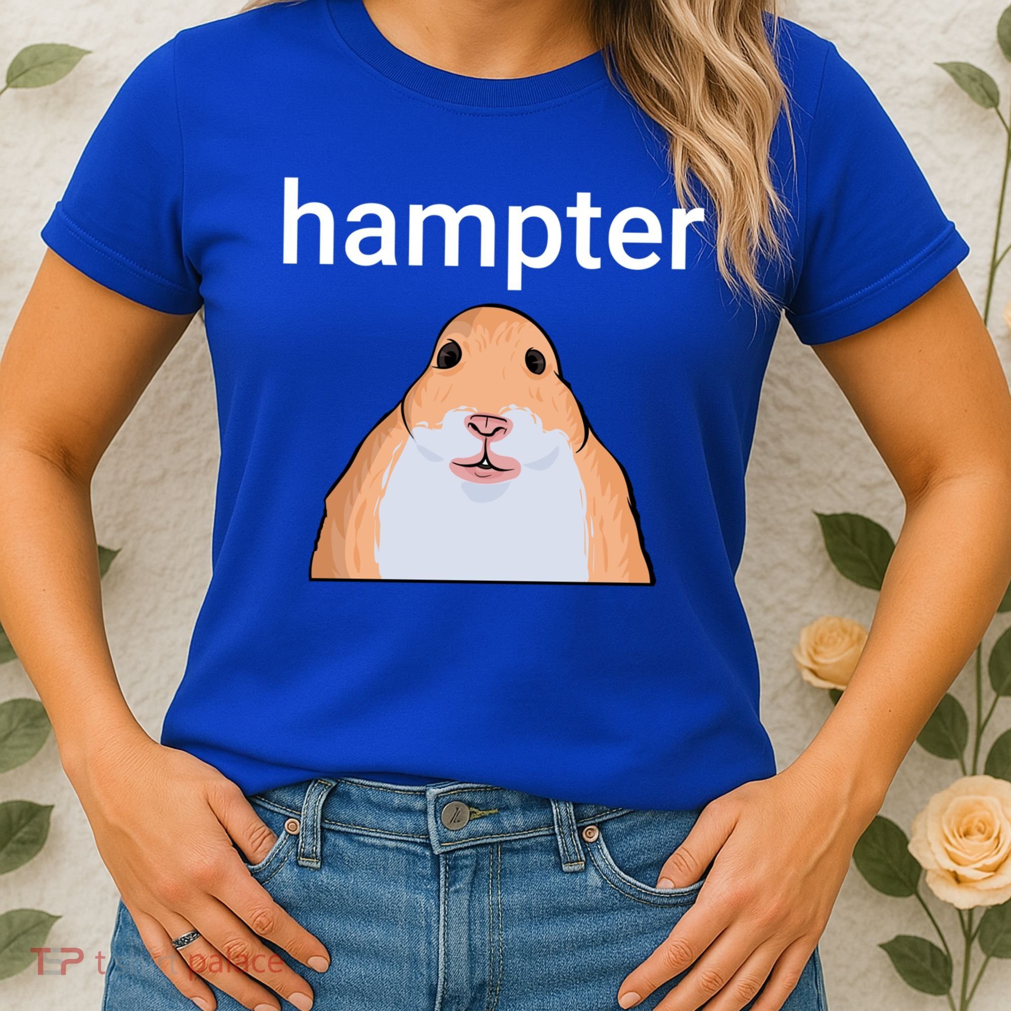 Hampter Funny Hamster Dank Meme Cute Gift Women's T-Shirt