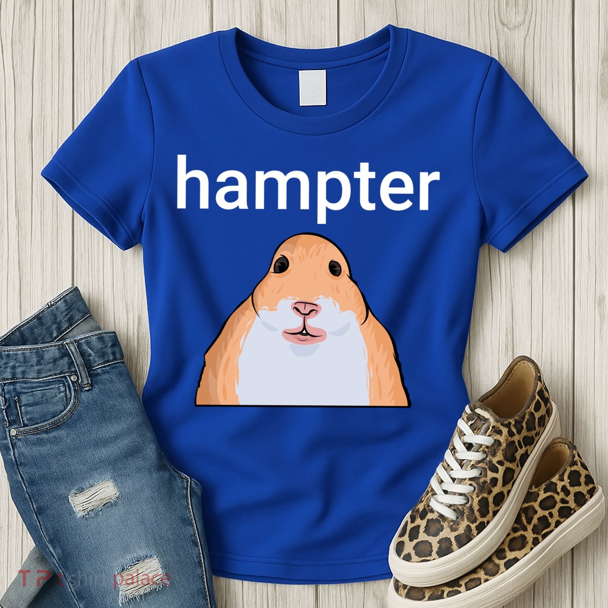 Hampter Funny Hamster Dank Meme Cute Gift Women's T-Shirt