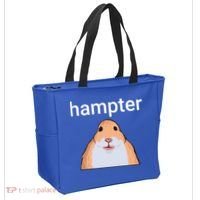 Hampter Funny Hamster Dank Meme Cute Gift Tote Bag thumb 2