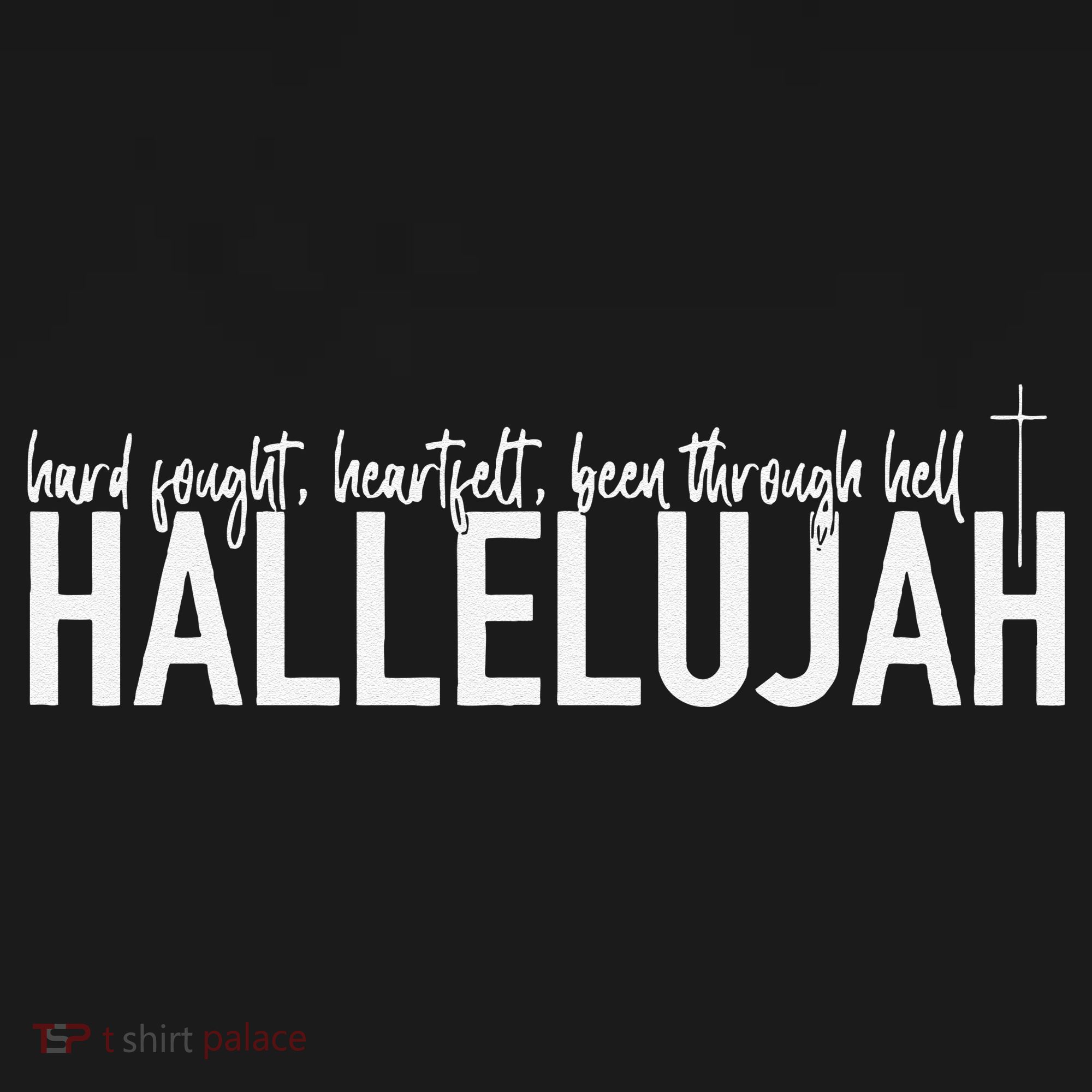 Hard Fought Heartfelt Been Through Hell Hallelujah Christian Coaster