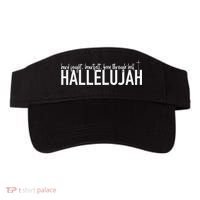 Hard Fought Heartfelt Been Through Hell Hallelujah Christian Visor thumb 0