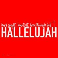 Hard Fought Heartfelt Been Through Hell Hallelujah Christian Santa Hat thumb 1