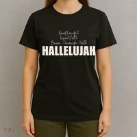 Hard Fought Heartfelt Been Through Hell Hallelujah Christian T-Shirt thumb 4