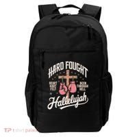 Hard Fought Hallelujah Praise Jesus Backpack thumb 0