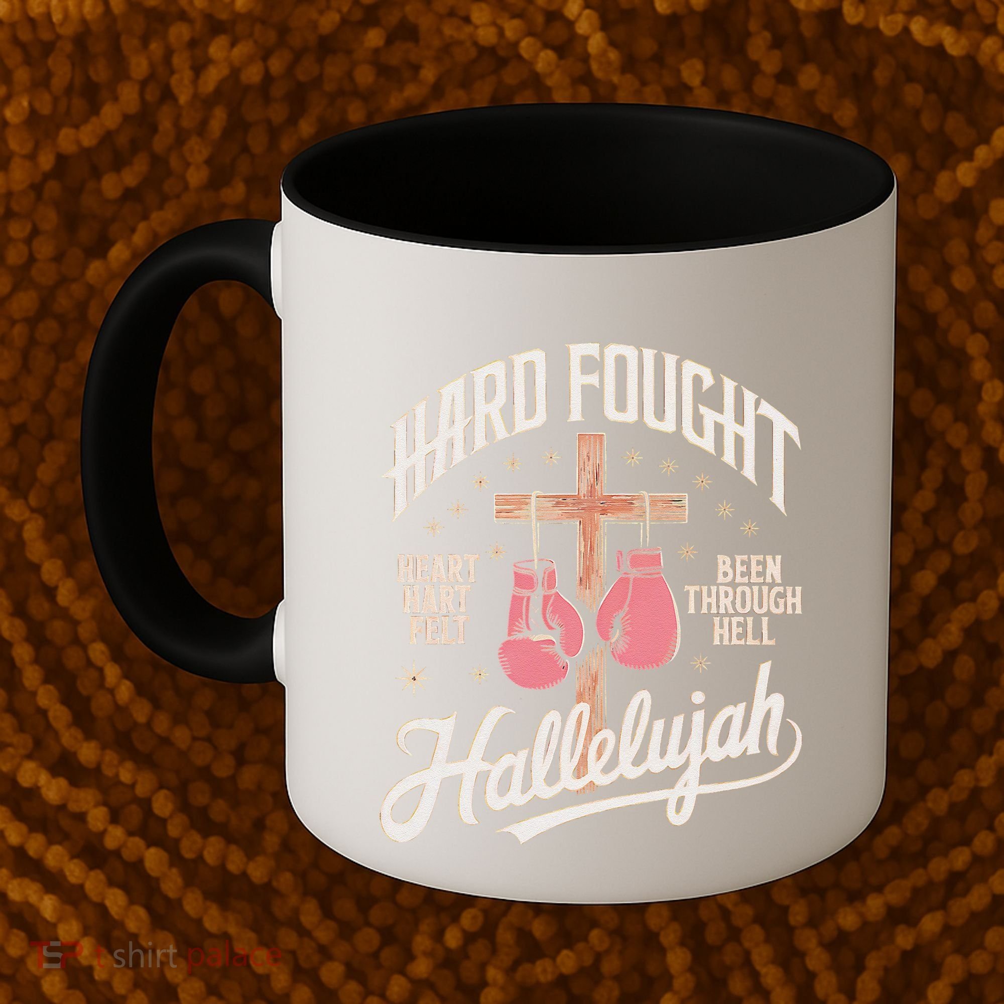 Hard Fought Hallelujah Praise Jesus Coffee Mug