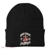 Hard Fought Hallelujah Praise Jesus Beanie thumb 0