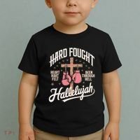 Hard Fought Hallelujah Praise Jesus Toddler T-Shirt thumb 2