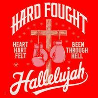 Hard Fought Hallelujah Praise Jesus Santa Hat thumb 1