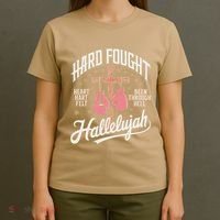 Hard Fought Hallelujah Praise Jesus T-Shirt thumb 4