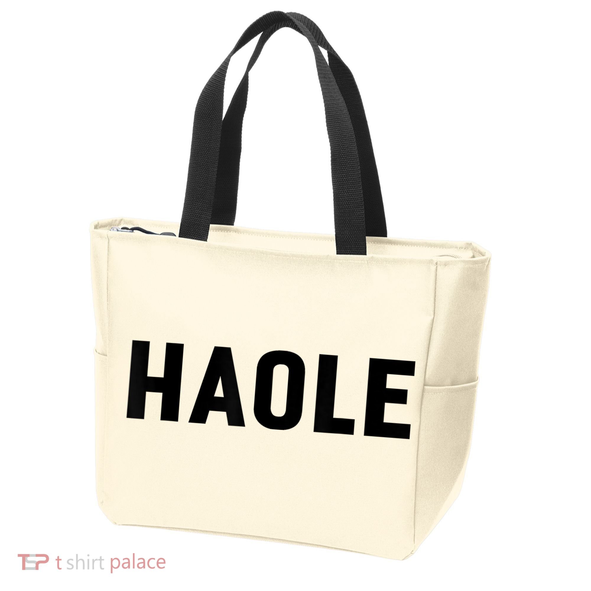 Haole Funny Hawaii White Hawaiian Pidgin Unisex Tote Bag