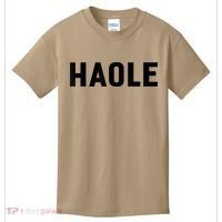 Haole Funny Hawaii White Hawaiian Pidgin Unisex Kids T-Shirt thumb 0