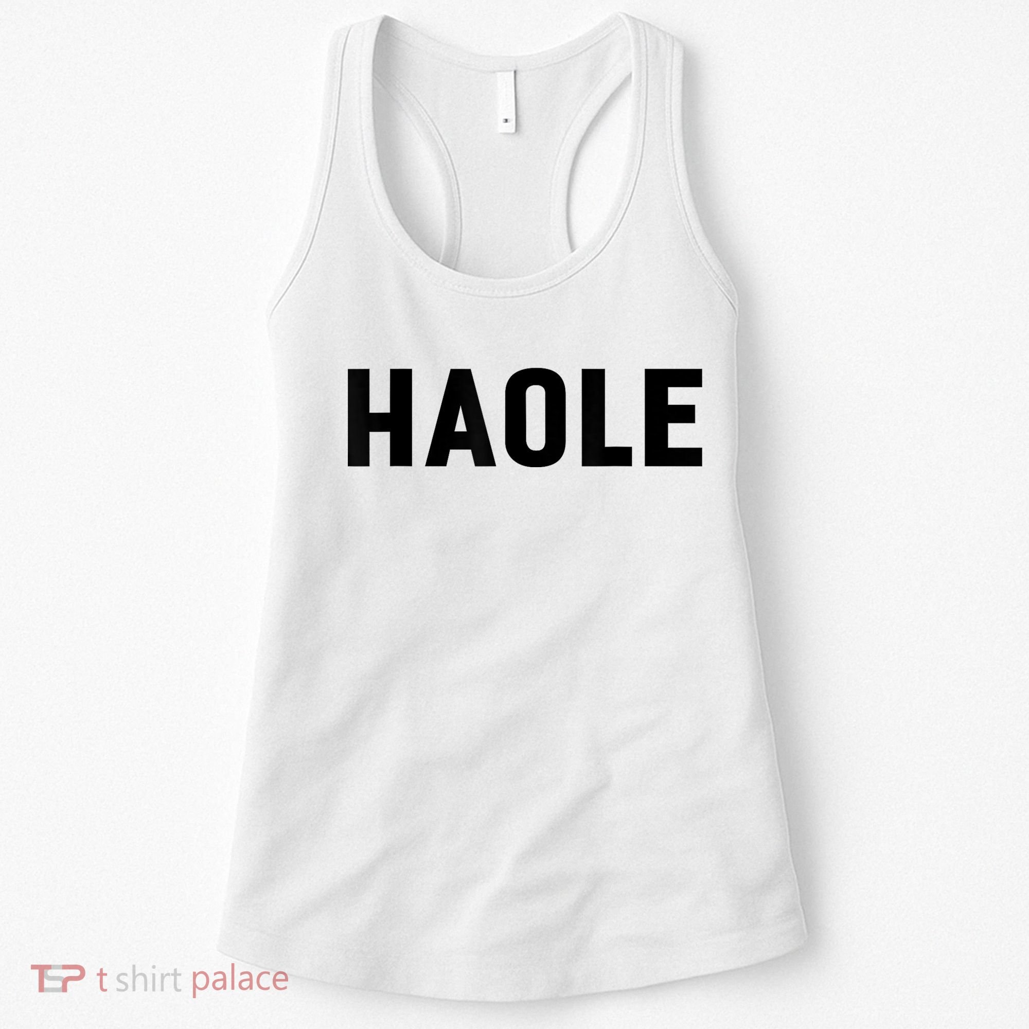 Haole Funny Hawaii White Hawaiian Pidgin Unisex Women's Tank Top