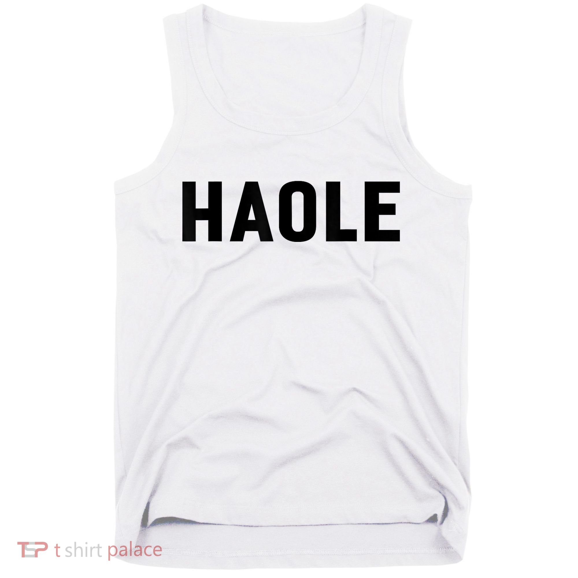 Haole Funny Hawaii White Hawaiian Pidgin Unisex Tank Top