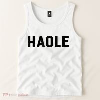 Haole Funny Hawaii White Hawaiian Pidgin Unisex Tank Top thumb 2