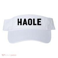 Haole Funny Hawaii White Hawaiian Pidgin Unisex Visor thumb 0