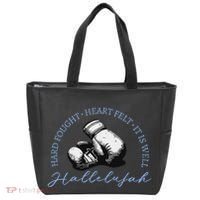 Hard Fought Heart Felt It Is Well Hallelujah Tote Bag thumb 0