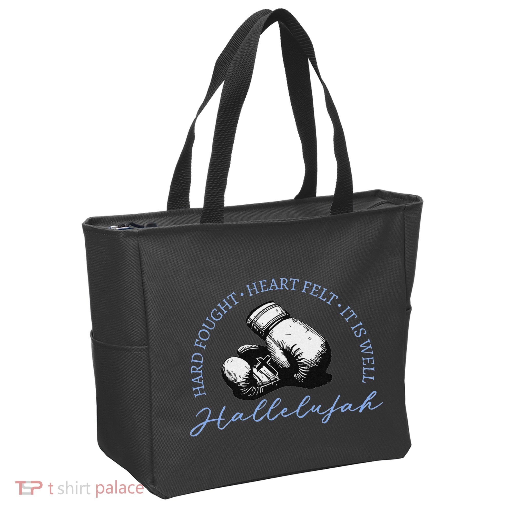Hard Fought Heart Felt It Is Well Hallelujah Tote Bag