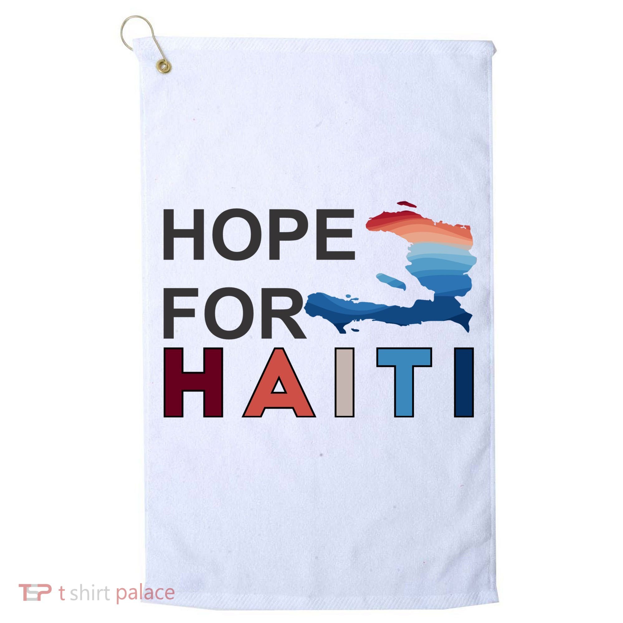 Hope For Haiti Earthquake Relief Golf Towel