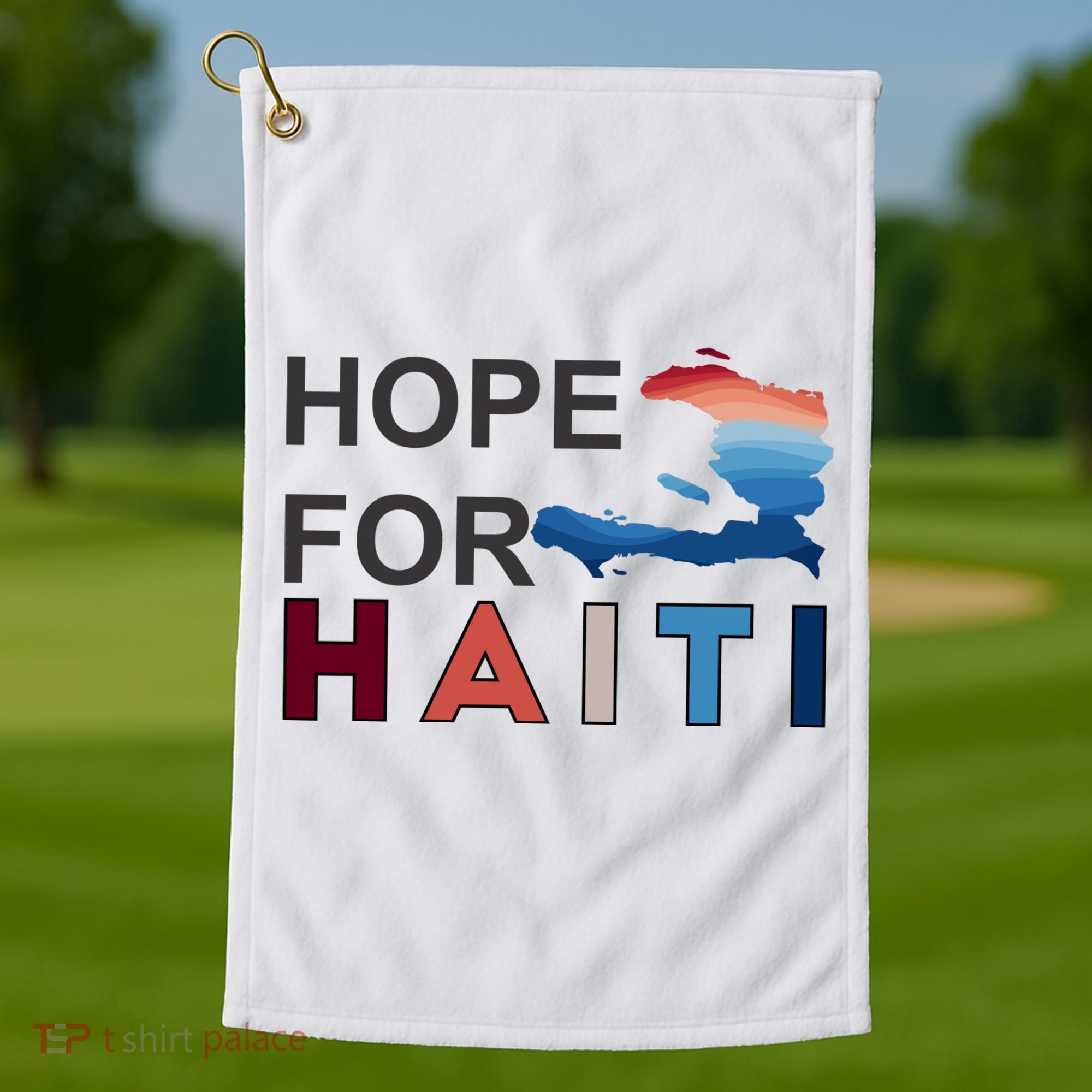 Hope For Haiti Earthquake Relief Golf Towel