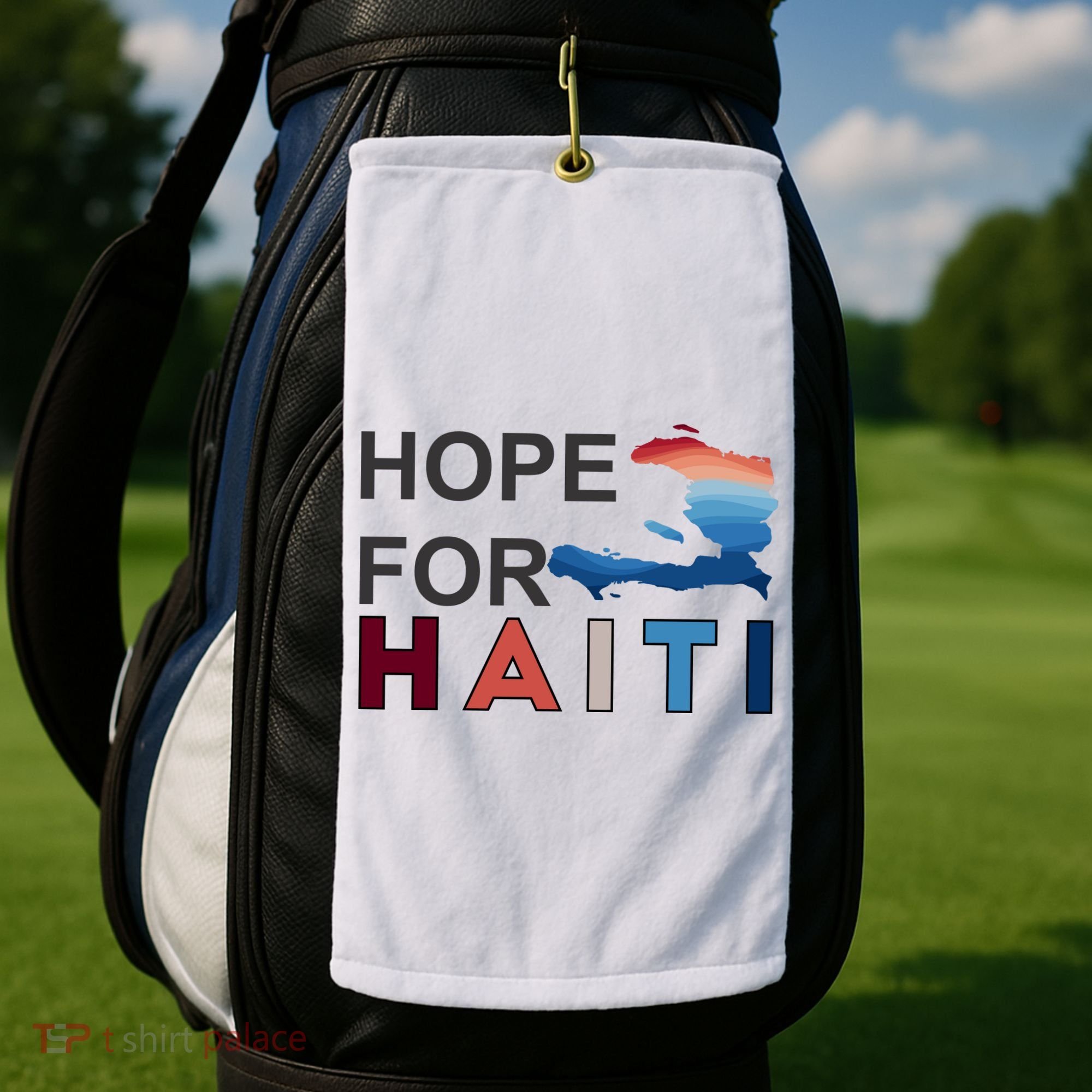 Hope For Haiti Earthquake Relief Golf Towel