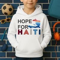 Hope For Haiti Earthquake Relief Kids Hoodie thumb 2