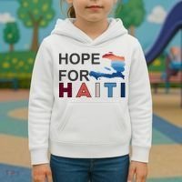 Hope For Haiti Earthquake Relief Kids Hoodie thumb 3