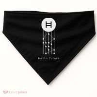 Hello Future Hbar Hedera Hashgraph Solana Kaspa Xrp Crypto USA-Made Doggie Bandana thumb 0