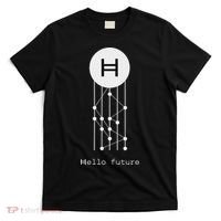 Hello Future Hbar Hedera Hashgraph Solana Kaspa Xrp Crypto T-Shirt thumb 0