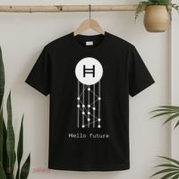 Hello Future Hbar Hedera Hashgraph Solana Kaspa Xrp Crypto T-Shirt thumb 2