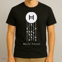 Hello Future Hbar Hedera Hashgraph Solana Kaspa Xrp Crypto T-Shirt thumb 3