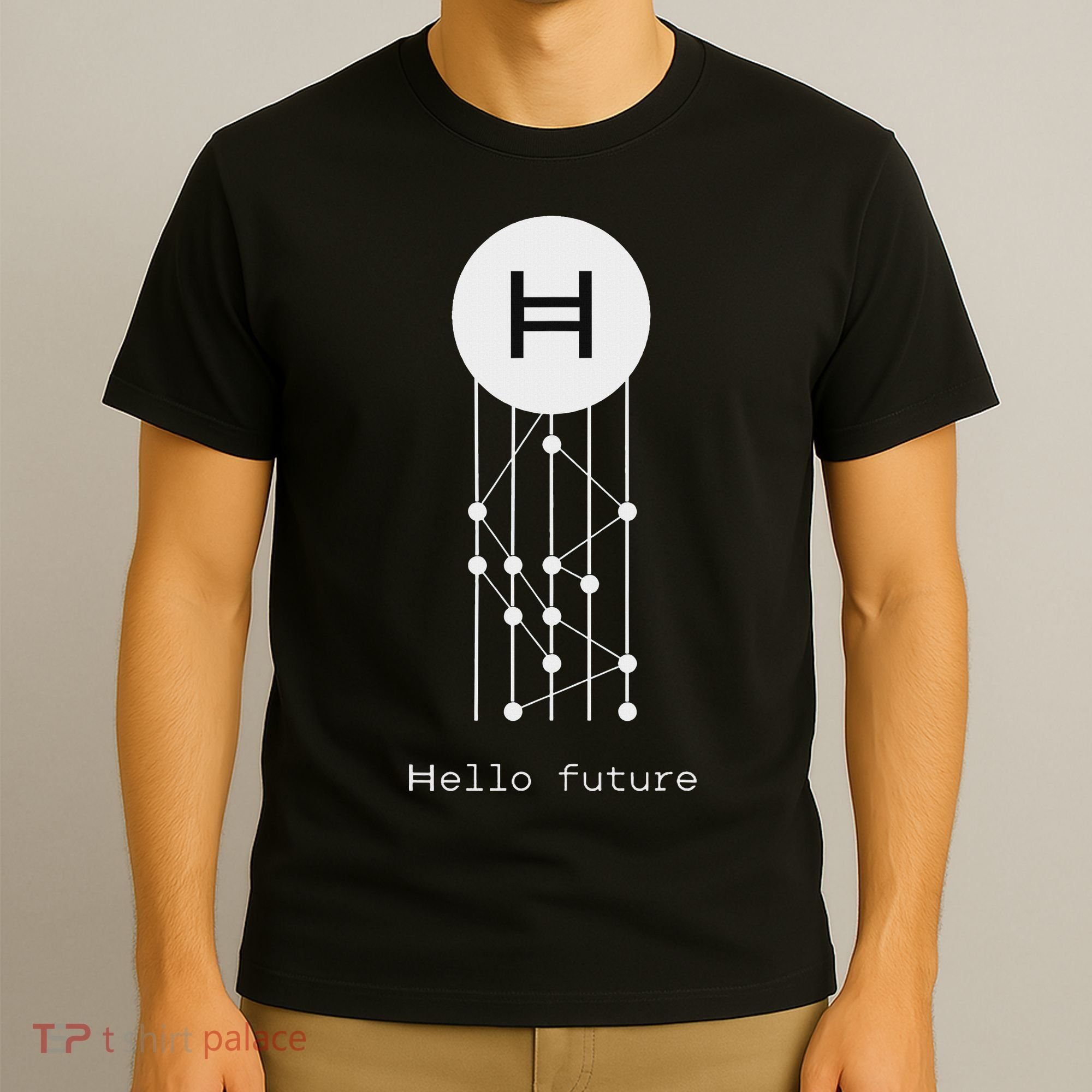 Hello Future Hbar Hedera Hashgraph Solana Kaspa Xrp Crypto T-Shirt
