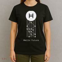 Hello Future Hbar Hedera Hashgraph Solana Kaspa Xrp Crypto T-Shirt thumb 4