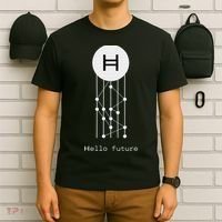 Hello Future Hbar Hedera Hashgraph Solana Kaspa Xrp Crypto T-Shirt thumb 6
