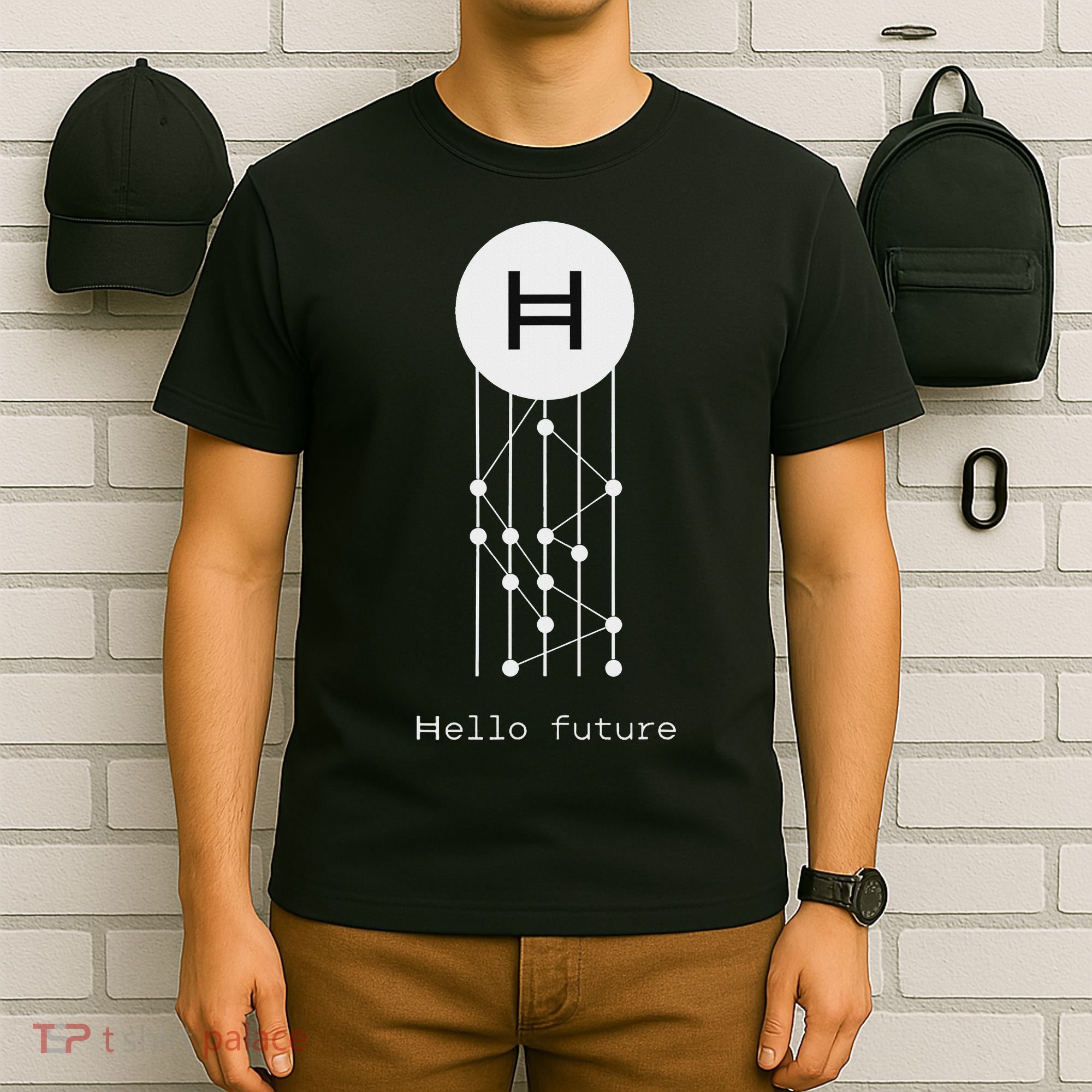 Hello Future Hbar Hedera Hashgraph Solana Kaspa Xrp Crypto T-Shirt