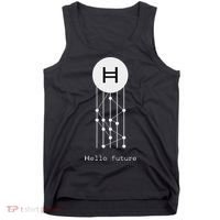 Hello Future Hbar Hedera Hashgraph Solana Kaspa Xrp Crypto Tank Top thumb 0