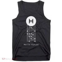 Hello Future Hbar Hedera Hashgraph Solana Kaspa Xrp Crypto Tank Top thumb 0