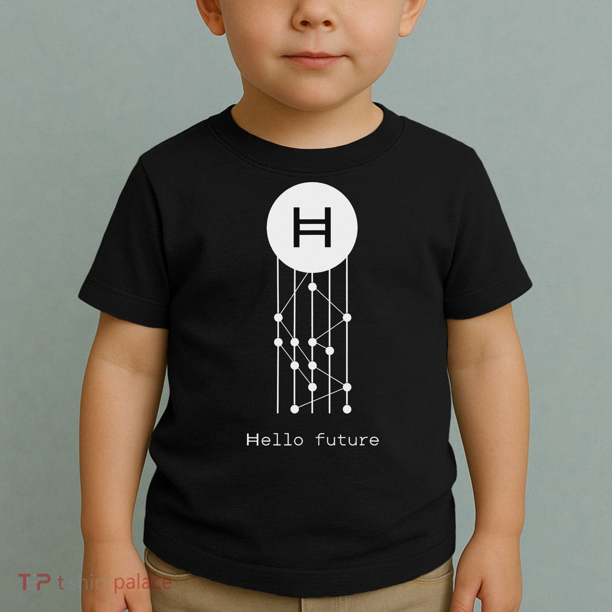 Hello Future Hbar Hedera Hashgraph Solana Kaspa Xrp Crypto Toddler T-Shirt