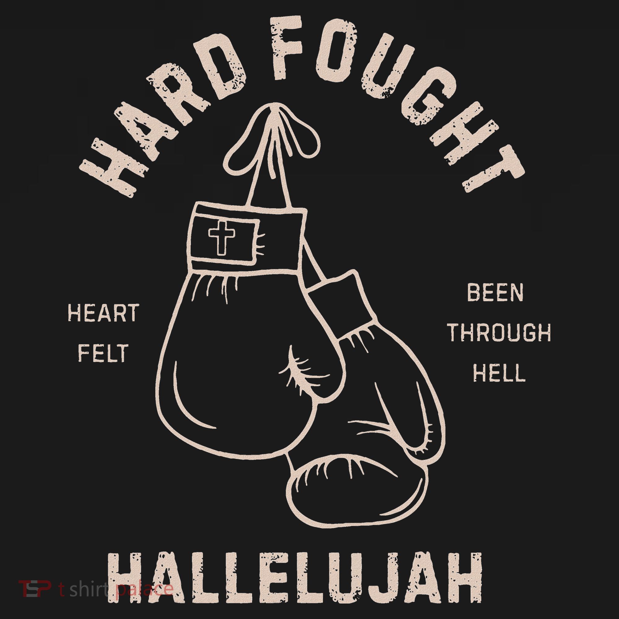 Hard Fought Heartfelt Been Through Hell Hallelujah Women's Hoodie