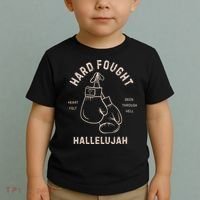 Hard Fought Heartfelt Been Through Hell Hallelujah Toddler T-Shirt thumb 2