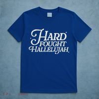Hard Fought Hallelujah Bible Verse Christian Jesus T-Shirt thumb 5