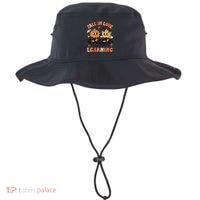 Halloween Fall In Love With Learning Thanksgiving Teacher Bucket Hat thumb 0