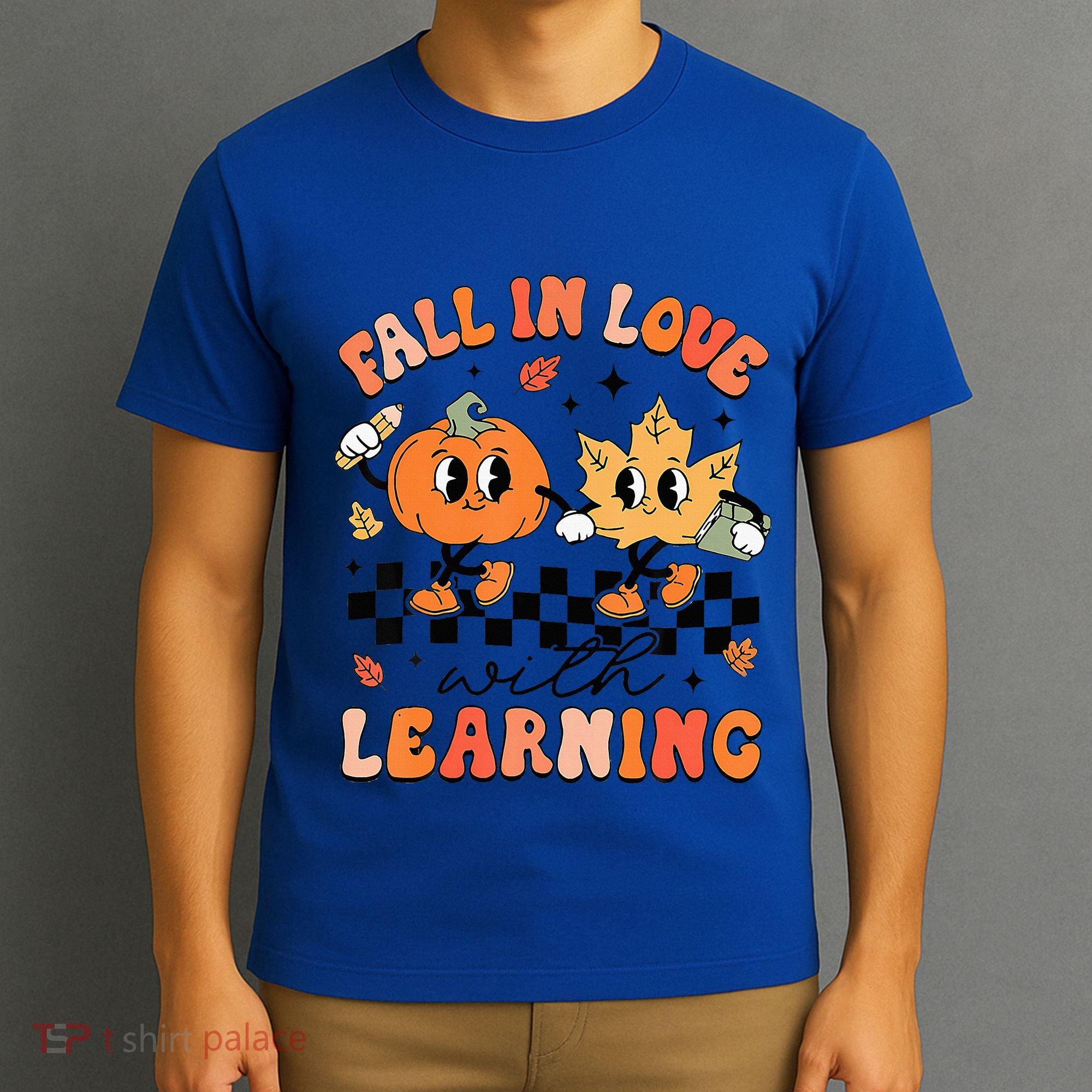 Halloween Fall In Love With Learning Thanksgiving Teacher T-Shirt