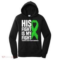 His Fight Is My Fight Traumatic Brain Injury Awareness Women's Hoodie thumb 0