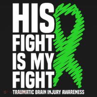 His Fight Is My Fight Traumatic Brain Injury Awareness Women's Tank Top thumb 5