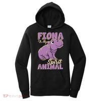 Hippo Fiona Is My Spirit Animal Funny Women's Hoodie thumb 0
