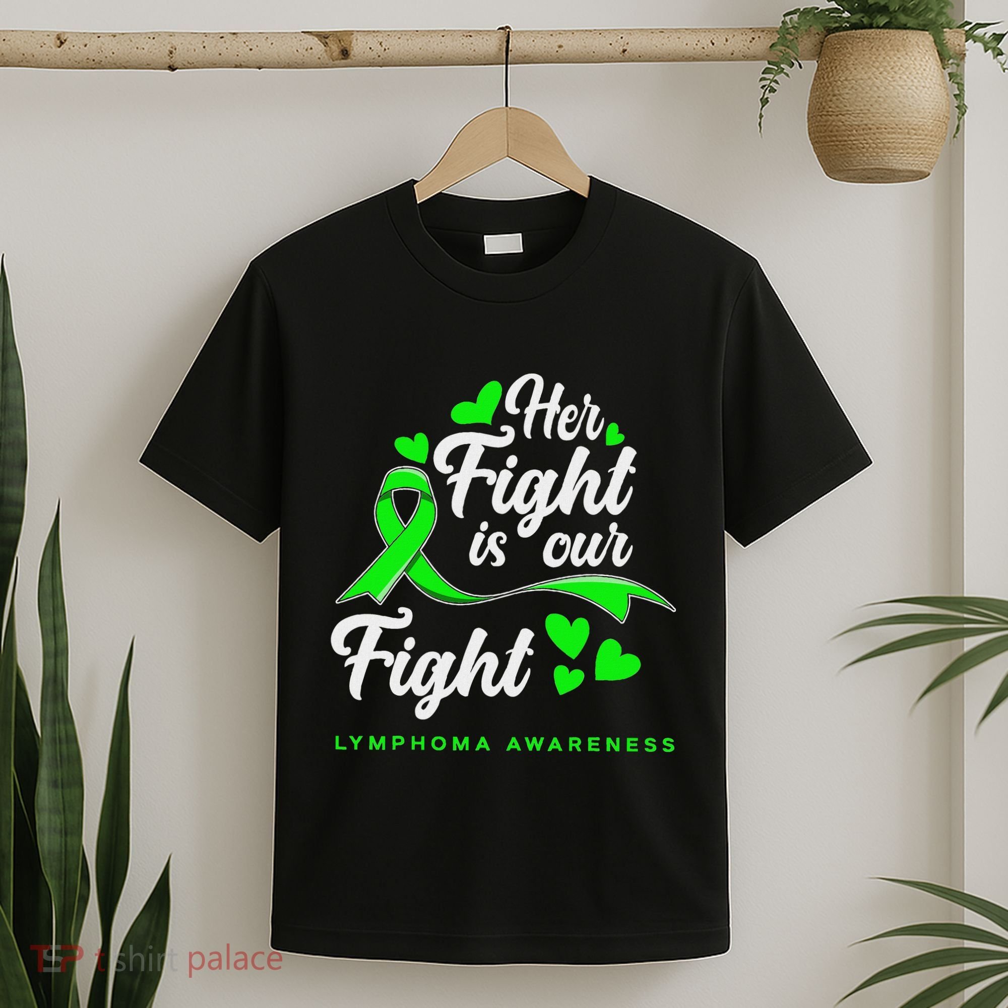 Her Fight Is Our Fight Non Hodgkin Lymphoma Awareness T-Shirt
