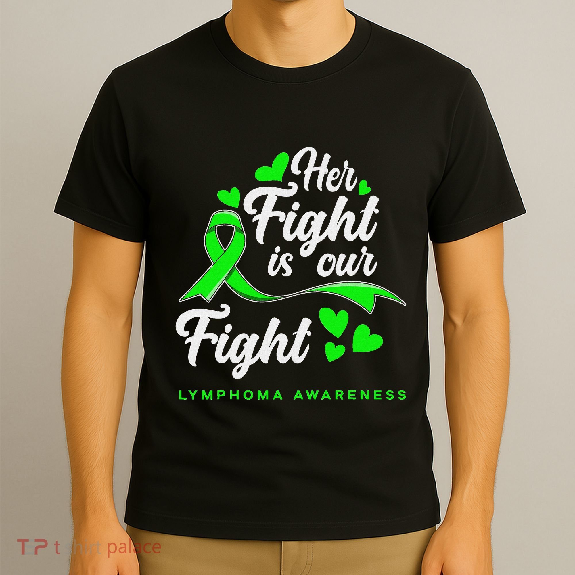 Her Fight Is Our Fight Non Hodgkin Lymphoma Awareness T-Shirt